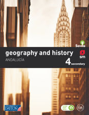 Portada de Geography and history. 4 ESO. Savia. Andalucía