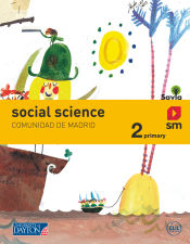 Portada de Social science. 2 Primary. Savia .Madrid