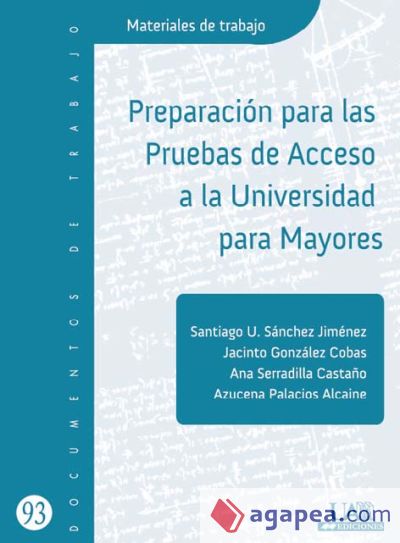 Preparación para las pruebas de acceso a la universidad para mayores