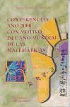Portada de Conferencias año 2000 con motivo del Año Mundial de las Matemáticas
