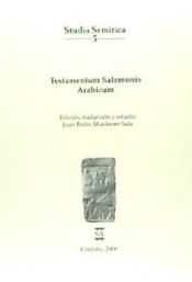Portada de Testamentum salomonis arabicum