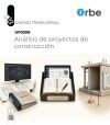 UF0309. An&aacute;lisis de proyectos de construcci&oacute;n. Transversal
