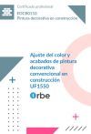 UF1550: Ajuste del color y acabados de pintura decorativa convencional en construcci&oacute;n. MF1934_2 - EOCB0110