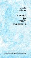 Portada de Letters So That Happiness