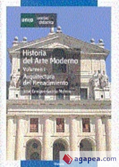 (Oferta) Historia del arte moderno. Arquitectura del renacimiento. Vol.I