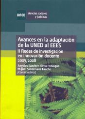 Portada de Avances en la adaptación de la UNED al EEES. II redes de investigación en innovación docente 2007/2008