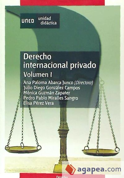Derecho internacional privado. Vol-I