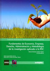 Portada de Fundamentos de economía, empresa, derecho, administración  y metodología de la investigación aplicada a la RSC