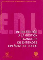 Portada de Introducción a la gestión financiera en entidades sin ánimo de lucro (Ebook)