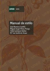 Portada de Manual de estilo (Ebook)