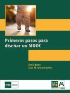 Portada de Primeros pasos para diseñar un MOOC (Ebook)