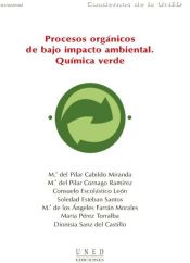 Portada de Procesos orgánicos de bajo impacto ambiental. Química verde (Ebook)