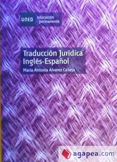 TRADUCCIÓN JURÍDICA. INGLÉS-ESPAÑOL