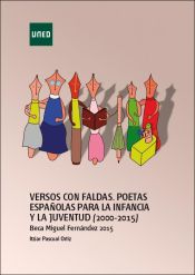 Portada de Versos con faldas. Poetas españolas para la infancia y la juventud (2000-2015)