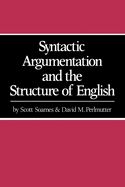 Portada de Syntactic Argumentation and the Structure of English