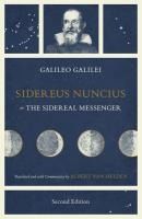 Portada de Sidereus Nuncius, or the Sidereal Messenger