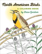 Portada de North American Birds: A Coloring Book