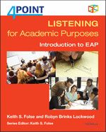 Portada de 4 Point Listening for Academic Purposes: Introduction to EAP [With CD (Audio)]