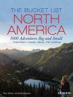 Portada de The Bucket List: North America: 1,000 Adventures Big and Small