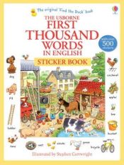 Portada de First Thousand Words In English Sticker