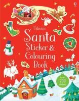 Portada de Santa Sticker and Colouring Book