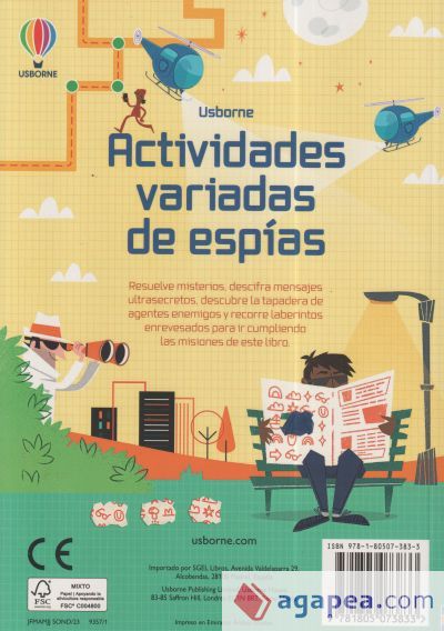 Actividades variadas de esp&iacute;as