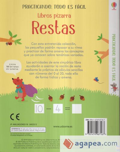 LIBROS PIZARRA RESTAS