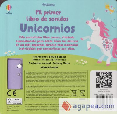 UNICORNIO LIBRO SONIDOS