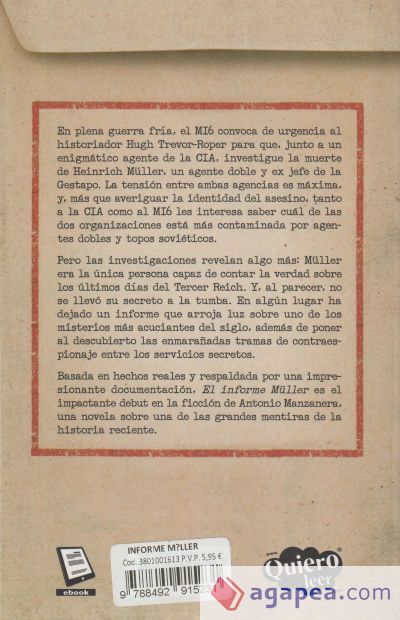 Informe M&uuml;ller