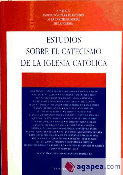 ESTUDIOS SOBRE EL CATECISMO DE LA IGLESIA CATOLICA - FERNANDO FERNANDEZ  RODRIGUEZ - 9788472093058