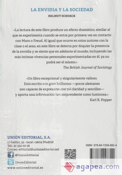 LA ENVIDIA Y LA SOCIEDAD [Rústica]