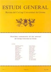 Portada de Estudi General 1. Miscel·lània commemorativa del desè aniversari del Col.legi Universitari de Girona (1969-70 - 1979-80) Volum 2