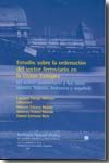 Portada de Estudio sobre la ordenación del sector ferroviario en la Unión Europea