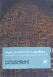 Portada de Hegel, pensador de la actualidad