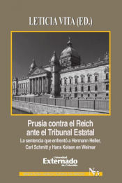 Portada de Prusia contra el Reich ante el Tribunal Estatal