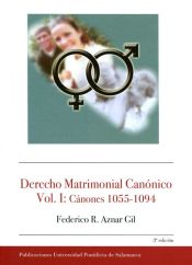 Portada de Derecho Matrimonial Canónico. Vol. I: Cánones 1055-1094