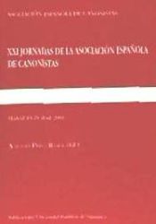 Portada de XXI Jornadas de la Asociación Española de Canonistas