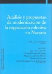 Portada de Análisis y propuestas de modernización de la negociación colectiva en Navarra
