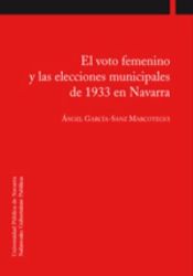 Portada de El voto femenino y las elecciones municipales de 1933 en Navarra