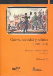 Portada de Guerra, sociedad y política (1808-1814)