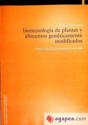 Portada de I Jornadas sobre biotecnología de plantas y alimentos genéticamente modificados