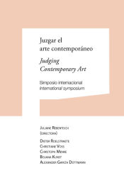 Portada de Juzgar el arte contemporáneo / Judging Contemporary Art