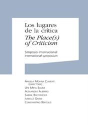 Portada de Los lugares de la crítica. The Place(s) of Criticism