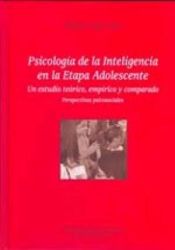 Portada de Psicología de la inteligencia en la etapa adolescente: un estudio teórico, empírico y comparado, Perspectivas psicosociales