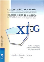 Portada de Coloquio ibérico de geografía. La perspectiva geográfica ante los retos de la sociedad y el medioambiente en el contexto ibérico. Textos completos de las ponencias y comunicaciones