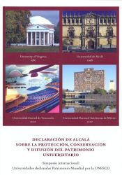 Portada de Declaración de Alcalá sobre la protección, conservación y difusión del patrimonio universitario