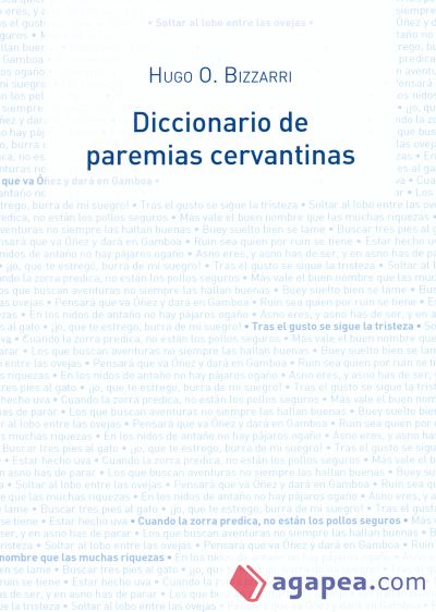 Diccionario de paremias cervantinas