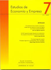 Portada de Estudios de Economía y Empresa. nº7/ 2009
