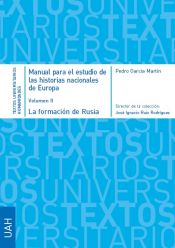 Portada de Manual para el estudio de las historias nacionales de Europa