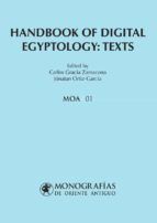 Portada de Handbook of Digital Egyptology: Texts (Ebook)